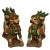 This pair of magnificent Vintage Chinese Ceramic KiLim Statuary were hand made with colorful glaze on the ceramic. It has...