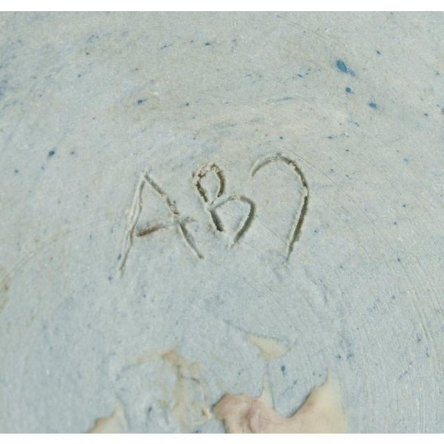 Ceramic Vase in Cylindrical Shape, 1980s For Sale - Image 6 of 7