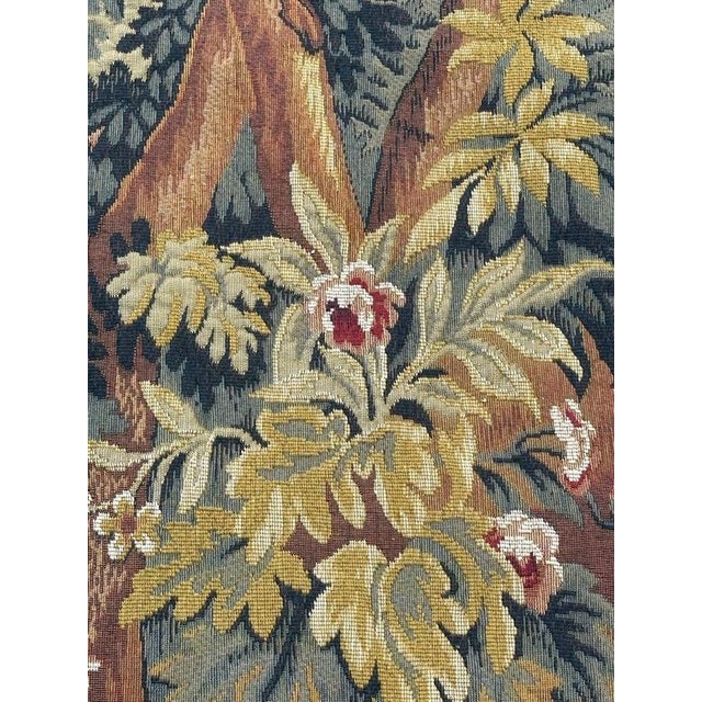 Vintage Jacquard Tapestry with Lauragais Landscape in the style of Aubusson, 1960s For Sale - Image 18 of 18