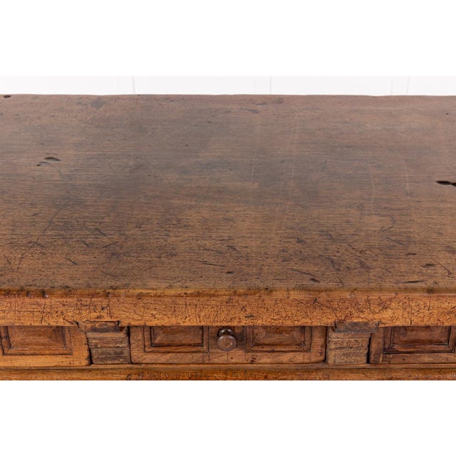 18th Century Spanish Walnut Trestle Table For Sale - Image 4 of 14