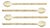 Grove Stirring Spoons, Set Of 4 For Sale