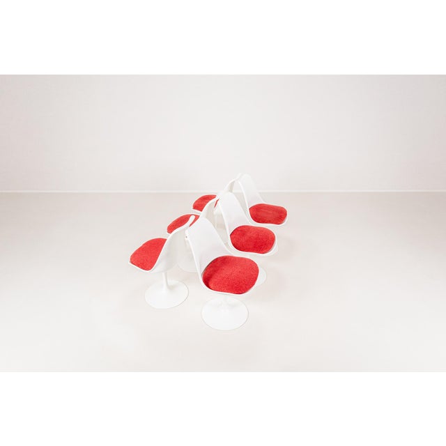 Vintage Tulip Dining Chairs by Maurice Burke for Arkana, England, 1960s, Set of 6 For Sale - Image 18 of 18