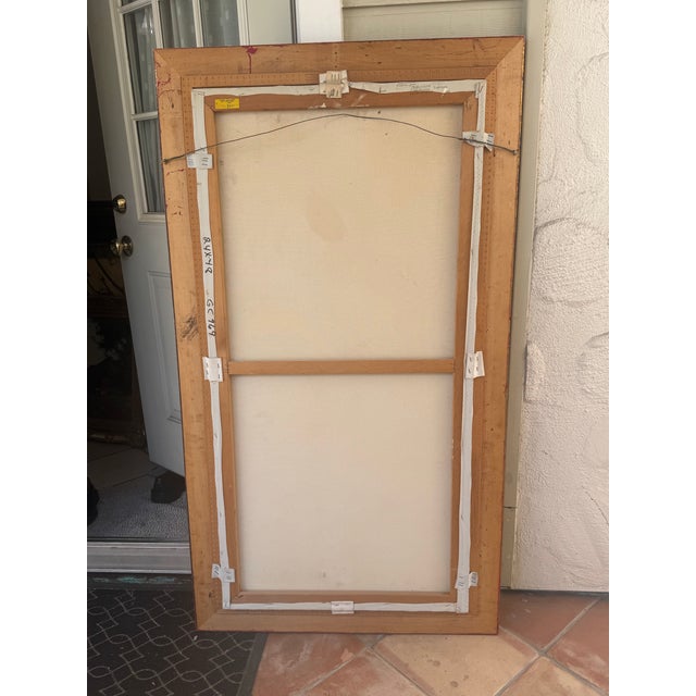 1973 Pascal Cucaro Large Circus Oil Painting For Sale - Image 9 of 12