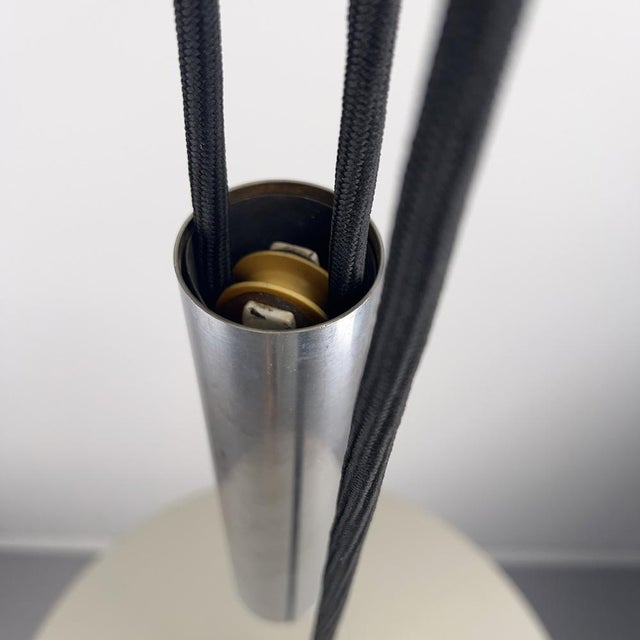 Grey Pendant Lamp with Counterweight, Germany, 1950s For Sale - Image 9 of 11