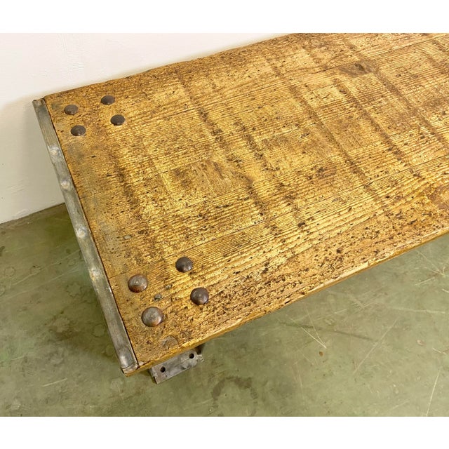 Industrial Coffee Table, 1960s For Sale - Image 6 of 14