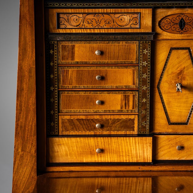 Biedermeier Pyramid Secretaire, 1810 For Sale - Image 6 of 13