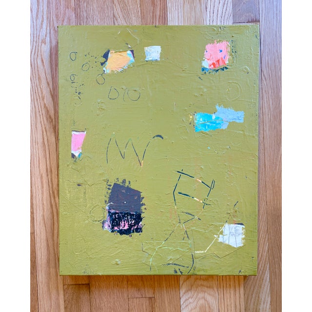 Sarah Trundle Sarah Trundle, Contemporary Abstract Mixed Media Collage, "Objectively" For Sale - Image 4 of 4