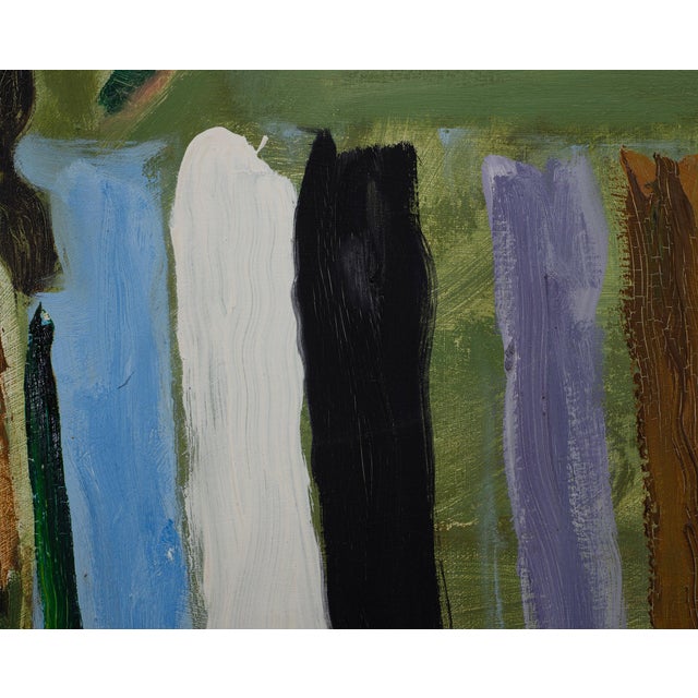 "Still Life With Flowers" Painting by Bryan Wilson 3 Ft. 1960 For Sale - Image 14 of 18