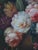 Gold 1980s Pair of Floral Still Life Oil on Board Paintings - Signed For Sale - Image 8 of 14