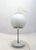 Mid-Century Modern White Table Lamp with Adjustable Glass Lampshade and Marble Base, 1970s For Sale - Image 3 of 11