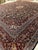 Textile Silk Hereke Rug | Rich Floral Design | Navy Blue | 7'5"x8'10" For Sale - Image 7 of 8