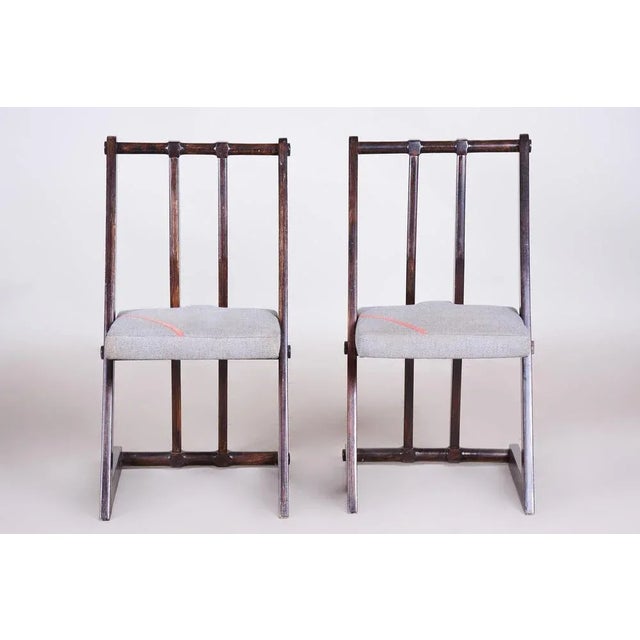 Pair of armchairs, Avant Garde Czechoslovakia. Period 1940-1950.