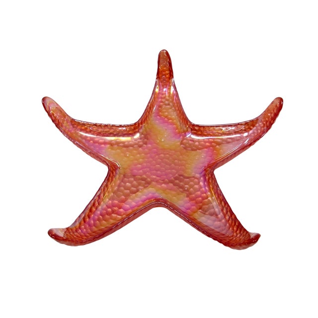 Turkish Iridescent Glass Starfish Bowls - Set of 4 For Sale - Image 4 of 6