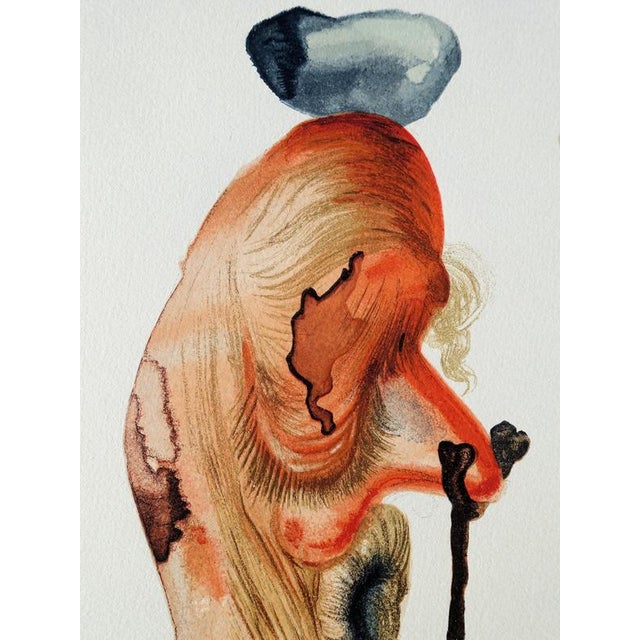 Salvador Dali, Les Trompeurs, Woodcut For Sale - Image 4 of 6