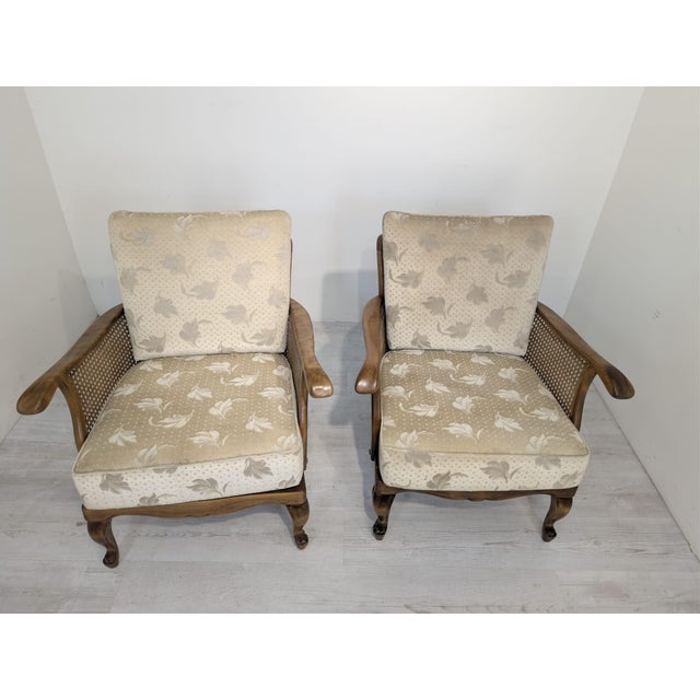 Vintage Louis Sofa with Woven Sides, 1965 For Sale - Image 15 of 18