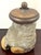 Faux Elephant Foot Humidor with Carved Hardwood Lid, Late 20th Century For Sale - Image 6 of 10