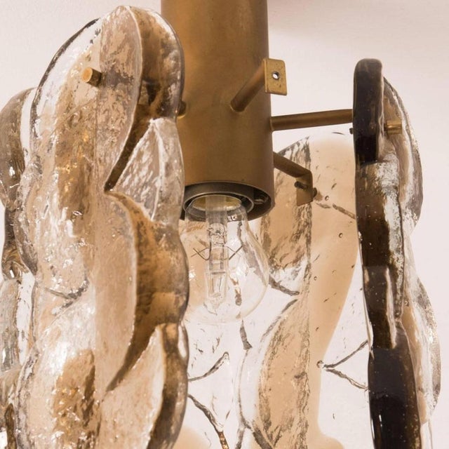 Smoked Glass Pendant Lights by J. T. Kalmar for Kalmar, 1970s, Set of 7 For Sale - Image 10 of 15