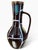 Mid-Century Modern Vintage Mid-Century Modern Fohr Keramik West Germany Geometric Art Pottery Brown, Turquoise & Gold Pitcher Vase For Sale - Image 3 of 5