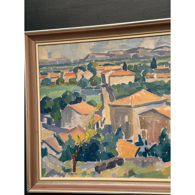 Evert H. Duhan, Bourg St Andeol, 1947, Oil on Canvas, Framed For Sale - Image 6 of 10
