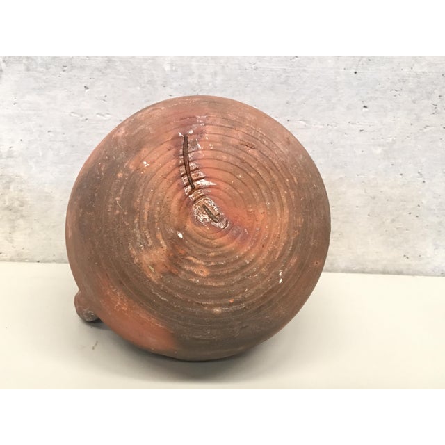 19th Century Spanish Stoneware Terracotta Jug or Pot With Handle For Sale In Miami - Image 6 of 8