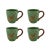 Traditional Bordallo Pinheiro Woods 15.5 oz Mugs, Deer, Set of 4 For Sale - Image 3 of 3