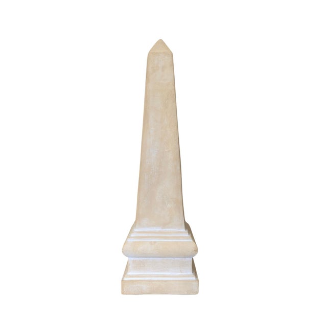 Late 20th Century Vintage Large-Scale Obelisk Statue For Sale - Image 5 of 16