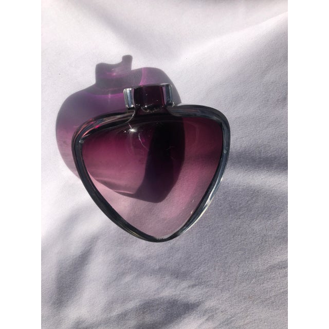 1970's Murano Purple Club Shaped Ashtray For Sale - Image 9 of 10