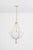 Hudson Valley Lighting Hudson Valley Lighting Amberley 20 in. 1 Light Pendant in Vintage Gold Leaf Finish For Sale - Image 4 of 11