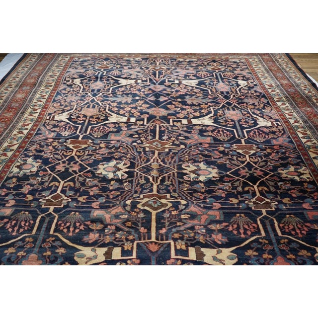 Late 18th Century Antique Bidjar Rug 11'6'' x 18'0'' For Sale In New York - Image 6 of 10