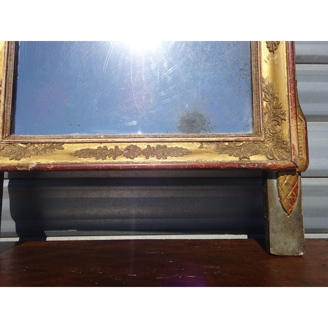 Antique Louis XVI Style Mirror, 1800s For Sale - Image 3 of 18