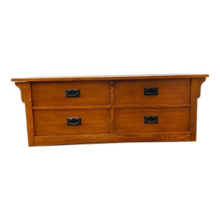 Lane Cedar Mission Style Chest Trunk For Sale