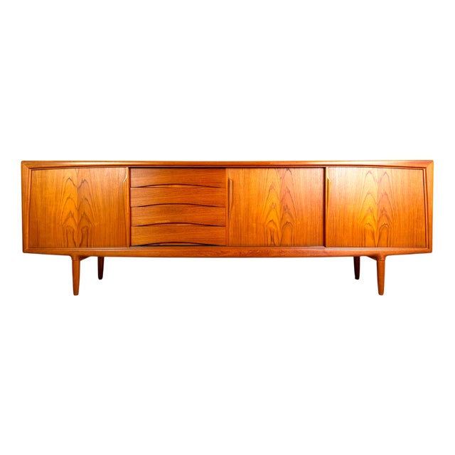 Mid-Century Modern Sideboard in Teak by Gunni Omann For Sale