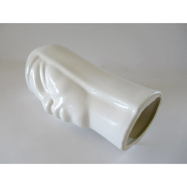 Mid Century Modern Alien White Ceramic Sculpture For Sale - Image 10 of 13