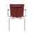 Red Hiroyuki Toyoda for Icf Mid Century Leather and Chrome Dining Chairs - Set of 12 For Sale - Image 8 of 10
