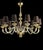 Glass Contemporary Modern Gold Murano Glass Chandelier For Sale - Image 7 of 7
