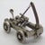 Vintage Italian Handmade Genuine Silver Large Rare Working Catapult Figurine For Sale - Image 10 of 13