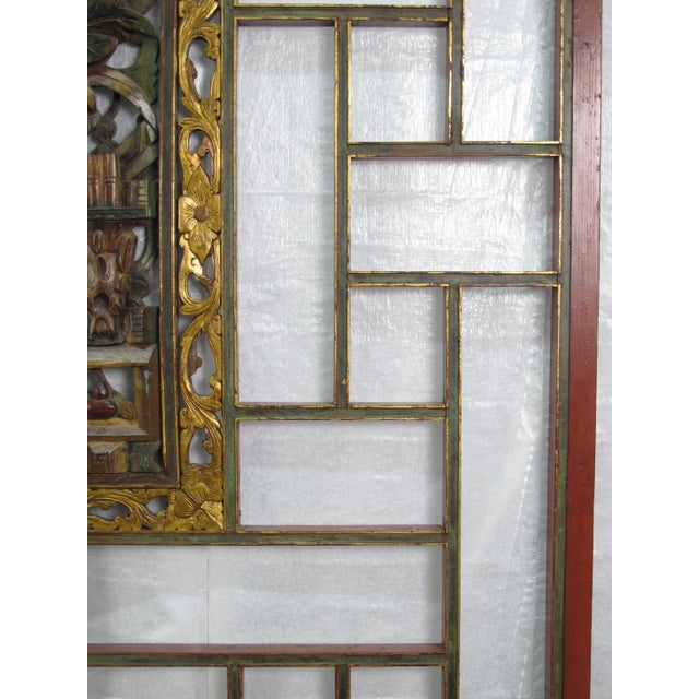 Early 20th Century Ceiling Wedding Panel With Plants For Sale In Greensboro - Image 6 of 7