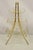 Vintage Hollywood Regency Gold Metal Faux Bamboo 3 Tier Magazine Rack Stand. Circa Late 20th Century. Measurements: 27" H...