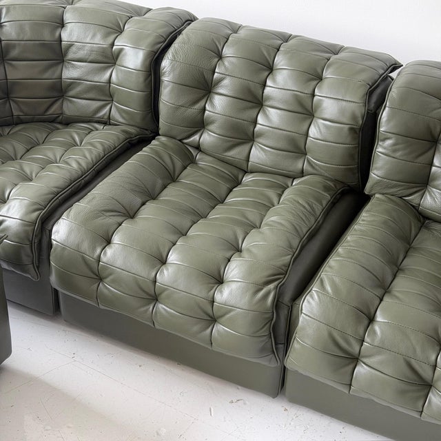 1980s Ds-11 Patchwork Modular Sectional by De Sede For Sale In Chicago - Image 6 of 9