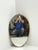 Gold Oval Brass Wall Mirror, Italy, 1950s For Sale - Image 8 of 16