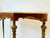 Antique Louis XVI Style Brass and Marble Console Table For Sale - Image 5 of 16