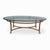 Late 20th Century Attributed LaBarge Glass Top Brass Coffee Table For Sale - Image 15 of 18