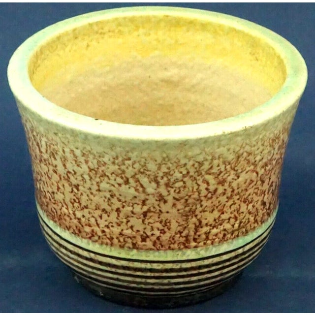 Yellow Vintage Ceramic Vase by Nicolaj Diulgheroff for MGA, 1920s For Sale - Image 8 of 18