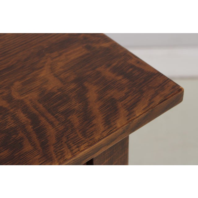 Brown Stickley Mission Oak 4 Drawer Dresser For Sale - Image 8 of 16
