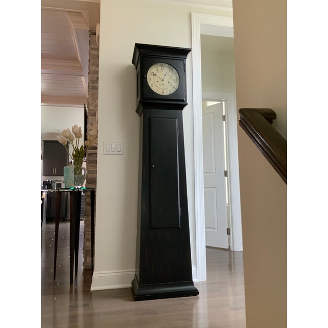 Contemporary Ethan Allen Floor Standing Grandfather Clock Chairish