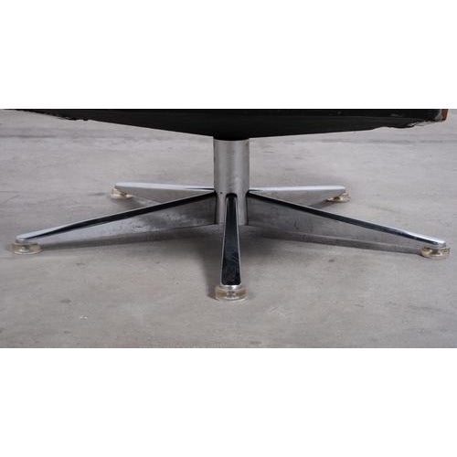 Swivel Armchair attributed to André Vandenbeuck for Strässle, 1960s For Sale - Image 11 of 12