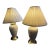 1990s Lenox Iris Table Lamps - a Pair For Sale