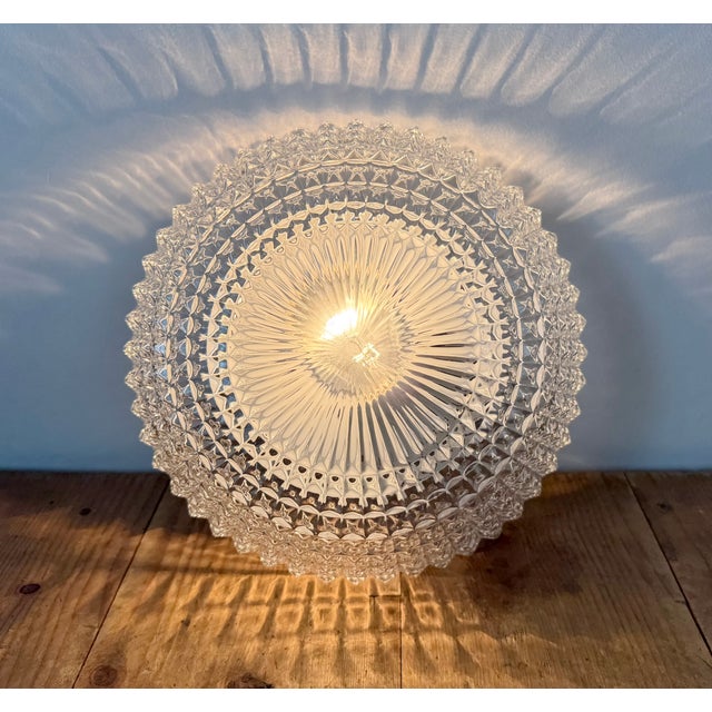 Vintage Glass Wall Light, 1970s For Sale - Image 13 of 17
