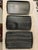 Gray Vintage Mid-Century Cerused Black Wood & Chrome Nesting Serving Trays - Set of 3 For Sale - Image 8 of 9