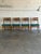 Mid-Century Modern Teak Dining Chairs Set of 4 With Blue Upholstery Danish Mid-Century Modern 1960s For Sale - Image 3 of 11
